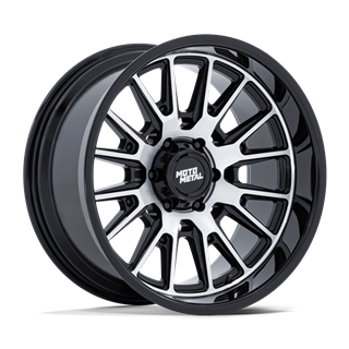 Moto Metal | MO814 TEKTON 20x9.0 ET1 - GLOSS BLACK W/ MACHINED FACE