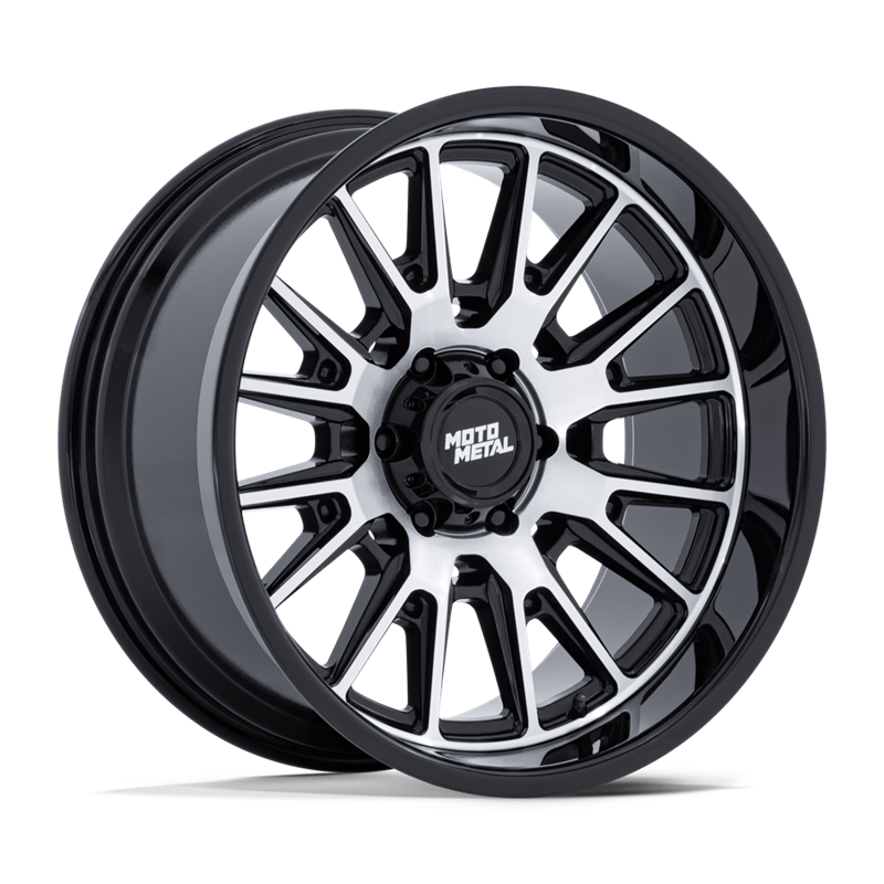 Moto Metal | MO814 TEKTON 20x9.0 ET1 - GLOSS BLACK W/ MACHINED FACE