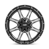 Moto Metal | MO970 20x10.0 ET-24 - GLOSS BLACK W/ MACHINED FACE