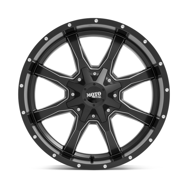 Moto Metal | MO970 18x10.0 ET-24 - SEMI GLOSS BLACK MILLED