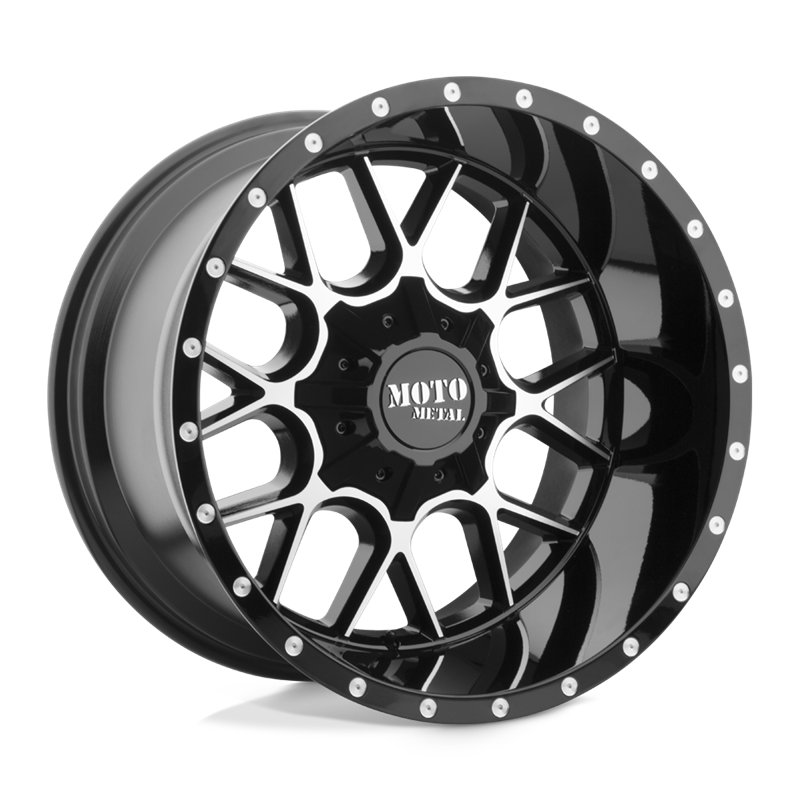 Moto Metal | MO986 SIEGE 20x9.0 ET0 - GLOSS BLACK MACHINED