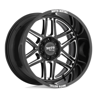 Moto Metal | MO992 FOLSOM 20x10.0 ET-18 - GLOSS BLACK MILLED