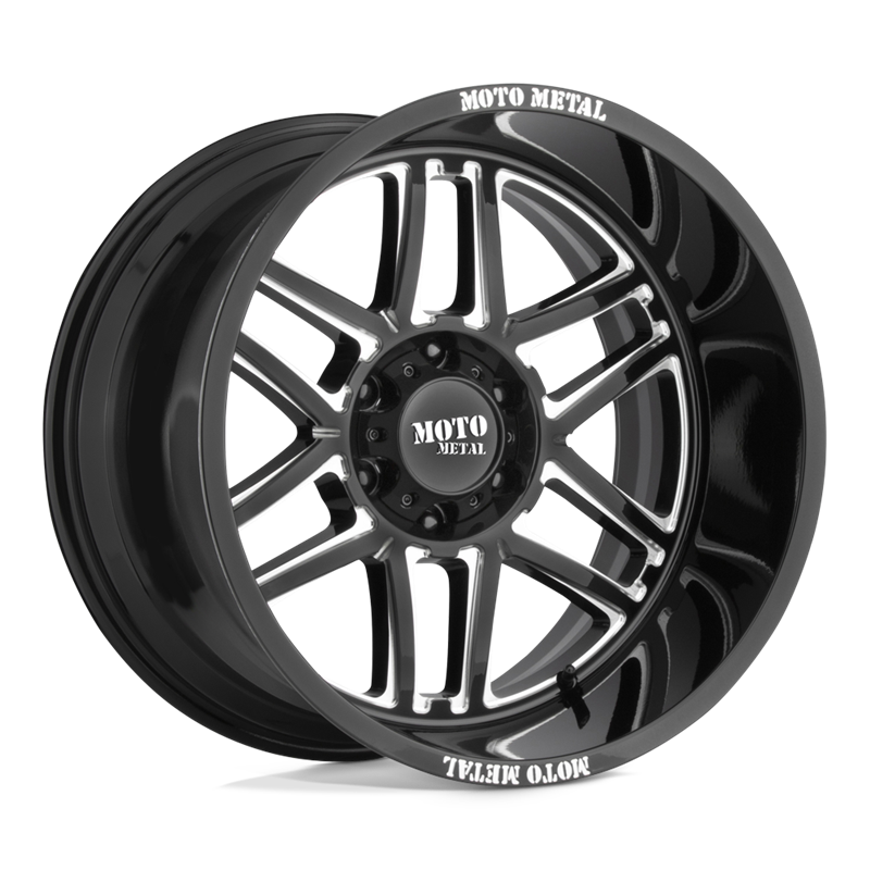 Moto Metal | MO992 FOLSOM 20x10.0 ET-18 - GLOSS BLACK MILLED