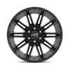 Moto Metal | MO998 KRAKEN 22x10.0 ET-18 - GLOSS BLACK MILLED