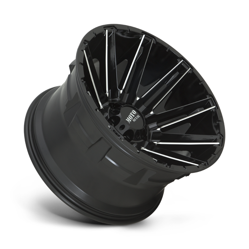 Moto Metal | MO998 KRAKEN 20x9.0 ET0 - GLOSS BLACK MILLED