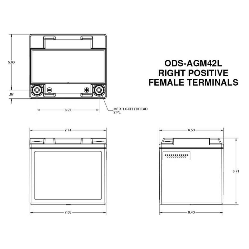 ODYSSEY | Powersport Battery - Group 42L - 540 CCA ODYSSEY Battery Batteries