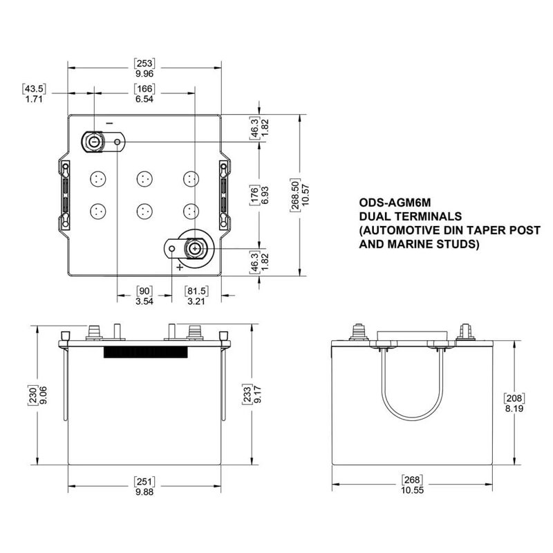 ODYSSEY | Powersport Battery - Groupe 6M - 1225 CCA