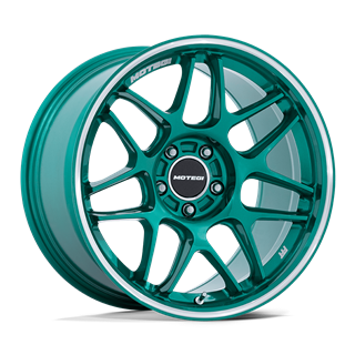 Motegi | MR158 TSUBAKI 18x10.5 ET35 - HOKKAIDO GREEN W/ MACHINED LIP