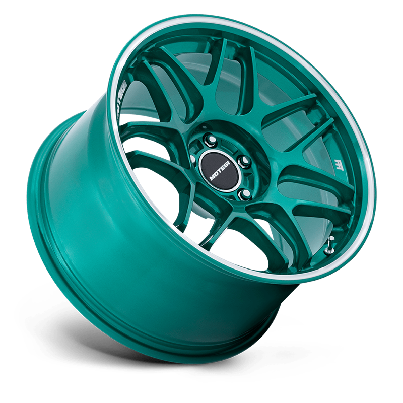 Motegi | MR158 TSUBAKI 18x10.5 ET35 - HOKKAIDO GREEN W/ MACHINED LIP