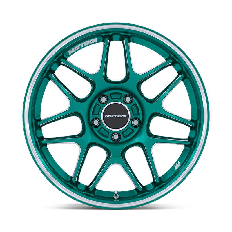 Motegi | MR158 TSUBAKI 18x10.5 ET35 - HOKKAIDO GREEN W/ MACHINED LIP