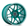 Motegi | MR158 TSUBAKI 18x9.5 ET15 - HOKKAIDO GREEN W/ MACHINED LIP