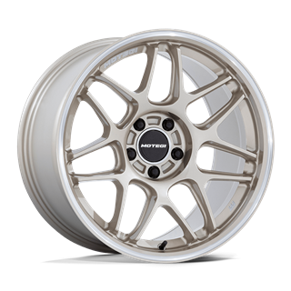 Motegi | MR158 TSUBAKI 18x10.5 ET25 - MOTORSPORT GOLD W/ MACHINED LIP