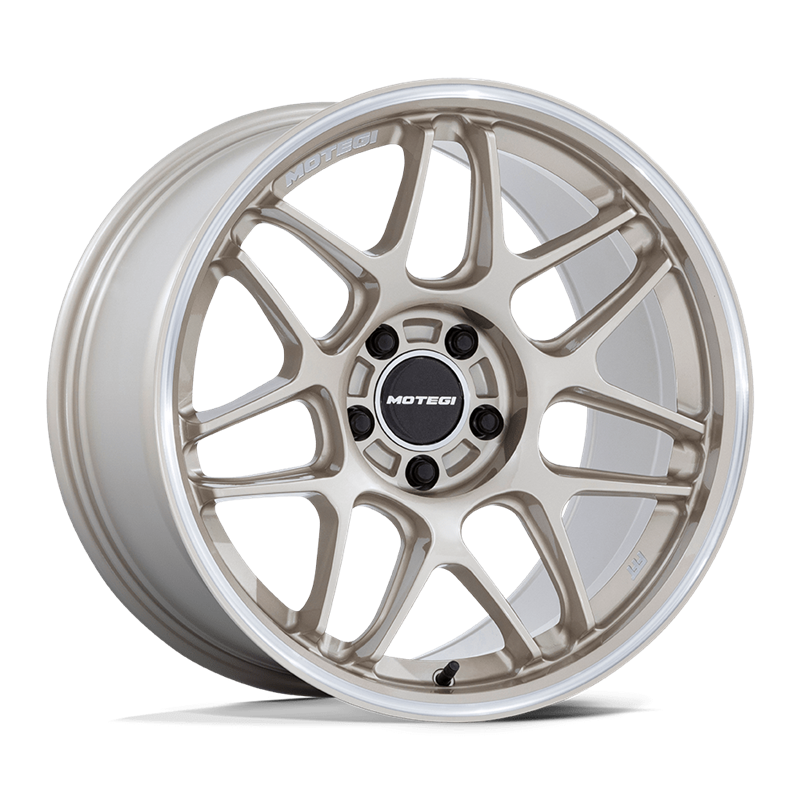 Motegi | MR158 TSUBAKI 18x9.5 ET15 - MOTORSPORT GOLD W/ MACHINED LIP