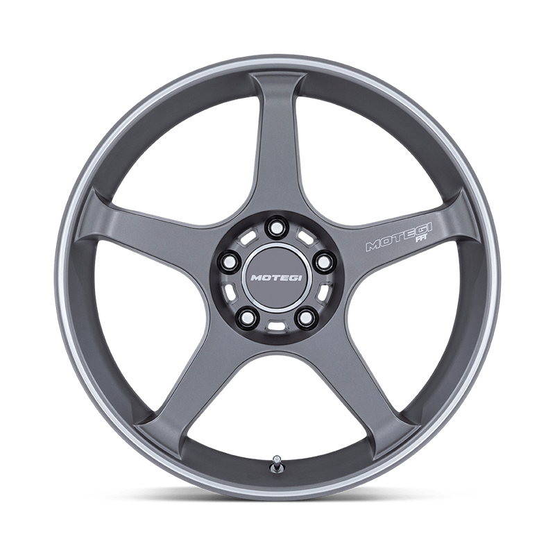 Motegi | MR159 BATTLE V 17x8.5 ET35 - GUNZILLA W/ MACHINED LIP STRIPE