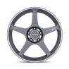 Motegi | MR159 BATTLE V 18x10.5 ET25 - GUNZILLA W/ MACHINED LIP STRIPE