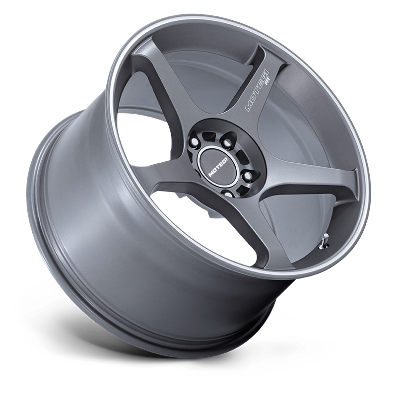 Motegi | MR159 BATTLE V 18x9.5 ET0 - GUNZILLA W/ MACHINED LIP STRIPE