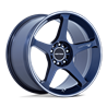 Motegi | MR159 BATTLE V 18x9.5 ET15 - OBSIDIAN BLUE W/ MACHINED LIP STRIPE