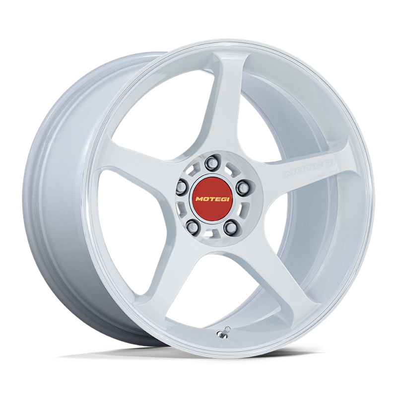 Motegi | MR159 BATTLE V 18x9.5 ET35 - MATSURI WHITE PEARL W/ MACHINED LIP STRIPE