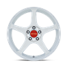 Motegi | MR159 BATTLE V 18x9.5 ET35 - MATSURI WHITE PEARL W/ MACHINED LIP STRIPE