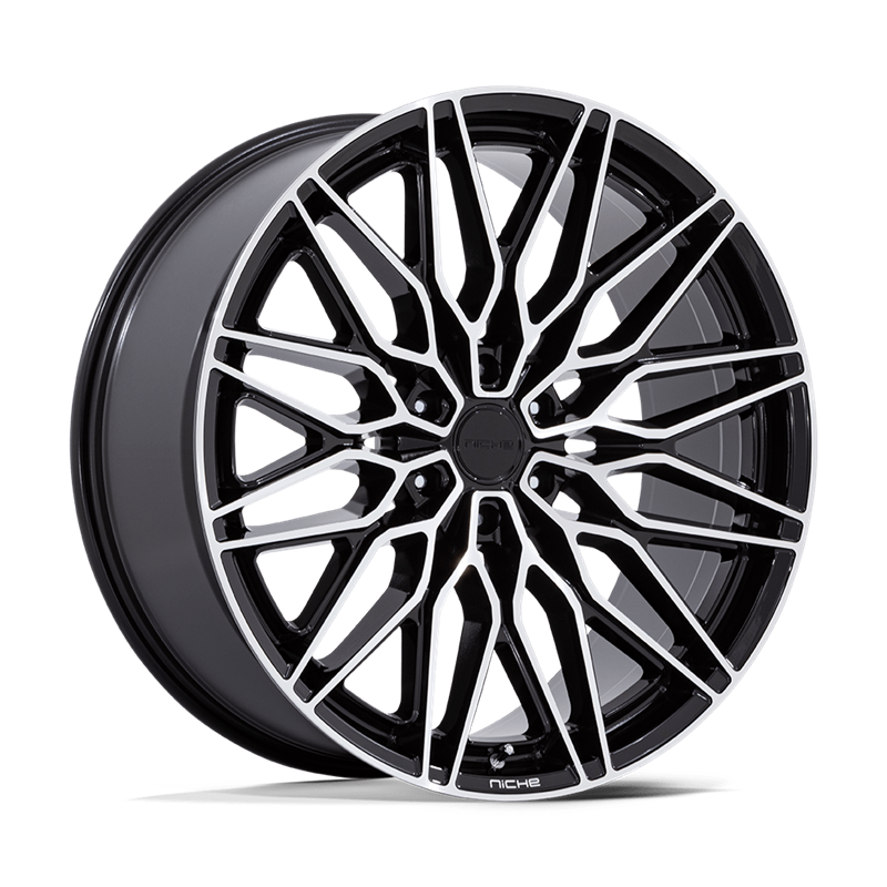 Niche Wheels | NC278 CALABRIA 6 22x9.5 ET30 - GLOSS BLACK W/ MACHINED