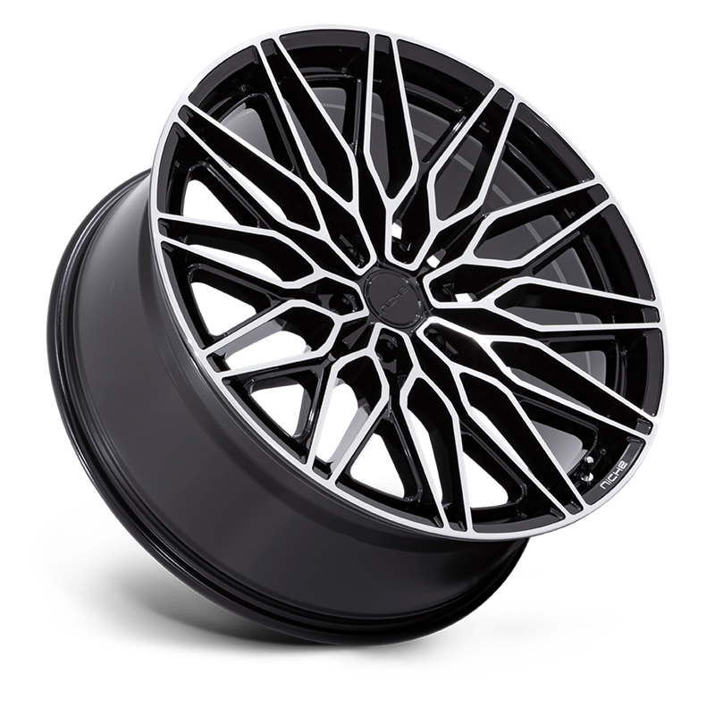 Niche Wheels | NC278 CALABRIA 6 22x9.5 ET19 - GLOSS BLACK W/ MACHINED