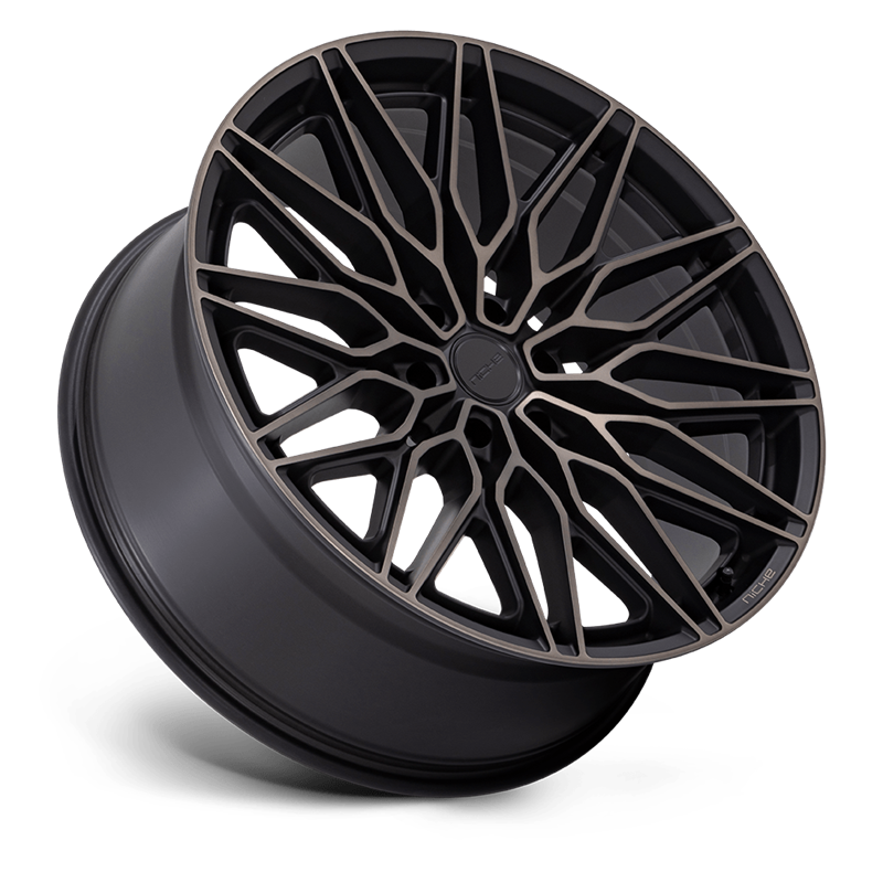 Niche Wheels | NC278 CALABRIA 6 20x9.5 ET30 - MATTE BLACK MACHINED DARK TINT
