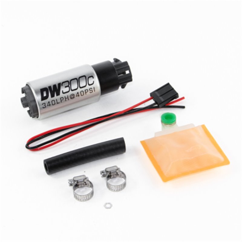 DeatschWerks | 340lph compact fuel pump with clips w/ 9-1000 install kit