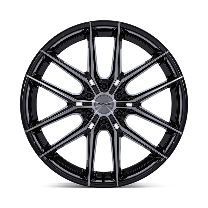 Niche Wheels | NC280 PRODIGY 6 24x10.0 ET20 - GLOSS BLACK DARK TINTED CLEAR