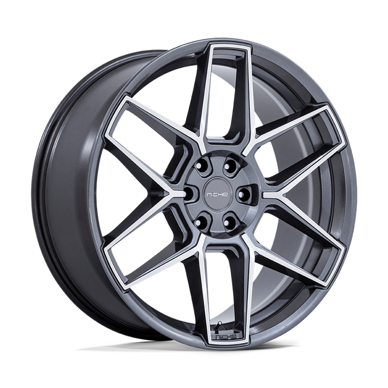 Niche Wheels | NC281 RISE 22x10.5 ET38 - ANTHRACITE W/ MACHINED FACE