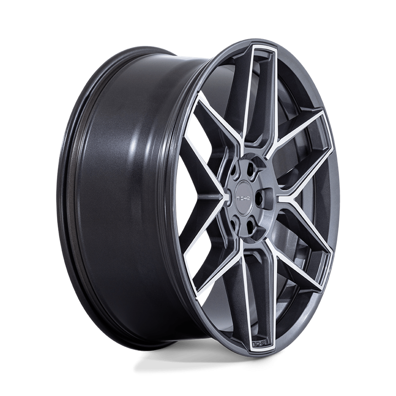 Niche Wheels | NC281 RISE 22x10.5 ET38 - ANTHRACITE W/ MACHINED FACE