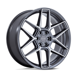 Niche Wheels | NC281 RISE 22x9.5 ET30 - ANTHRACITE W/ MACHINED FACE