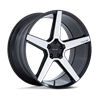 Niche Wheels | NC283 MODENA 20x10.5 ET38 - GLOSS BLACK W/ MACHINED FACE