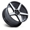 Niche Wheels | NC283 MODENA 22x10.5 ET38 - GLOSS BLACK W/ MACHINED FACE