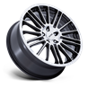 Petrol | PE001 P1D 17x8.0 ET35 - GLOSS BLACK W/ MACHINED FACE