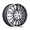 Petrol | PE001 P1D 18x8.0 ET40 - GLOSS BLACK W/ MACHINED FACE