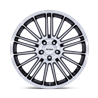 Petrol | PE001 P1D 18x8.0 ET40 - GLOSS BLACK W/ MACHINED FACE