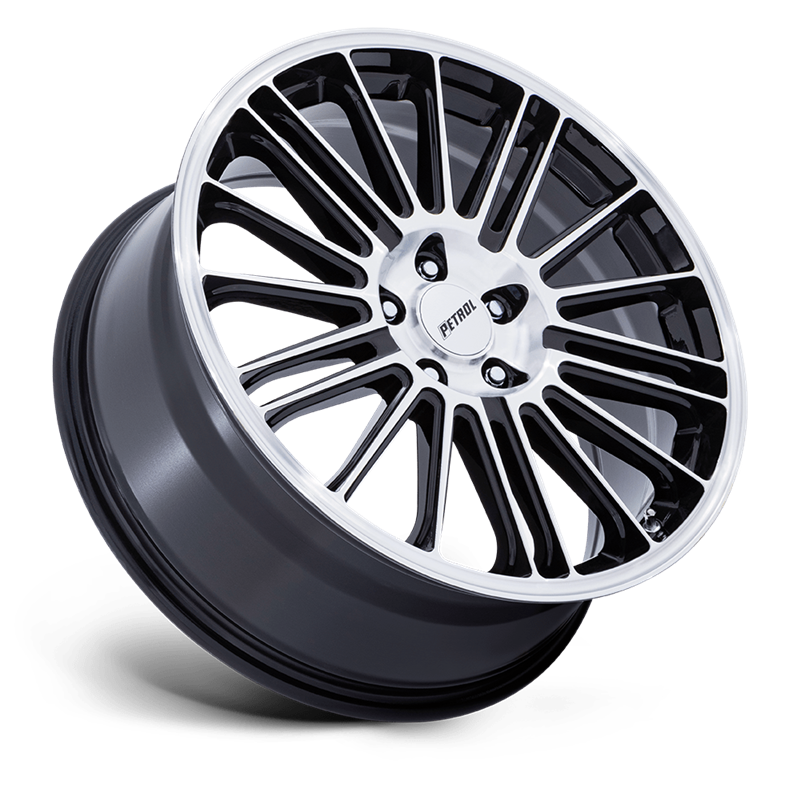 Petrol | PE001 P1D 20x8.5 ET40 - GLOSS BLACK W/ MACHINED FACE