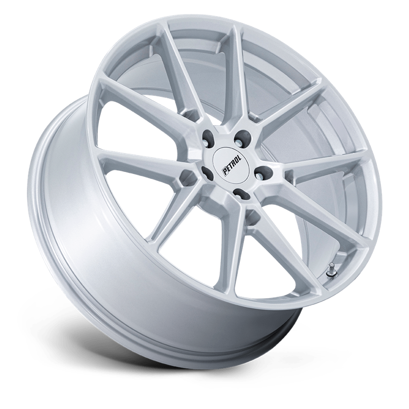 Petrol | PE002 P1E 18x8.0 ET35 - GLOSS SILVER
