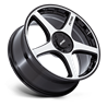 Petrol | PE003 P2E 18x8.0 ET35 - GLOSS BLACK W/ MACHINED FACE