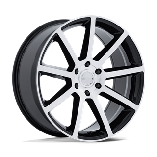 Petrol | PE007 P6E 22x9.5 ET30 - GLOSS BLACK W/ MACHINED FACE