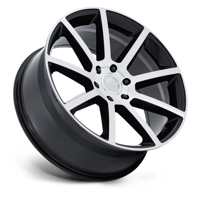 Petrol | PE007 P6E 22x9.5 ET30 - GLOSS BLACK W/ MACHINED FACE