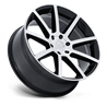 Petrol | PE007 P6E 22x9.5 ET30 - GLOSS BLACK W/ MACHINED FACE