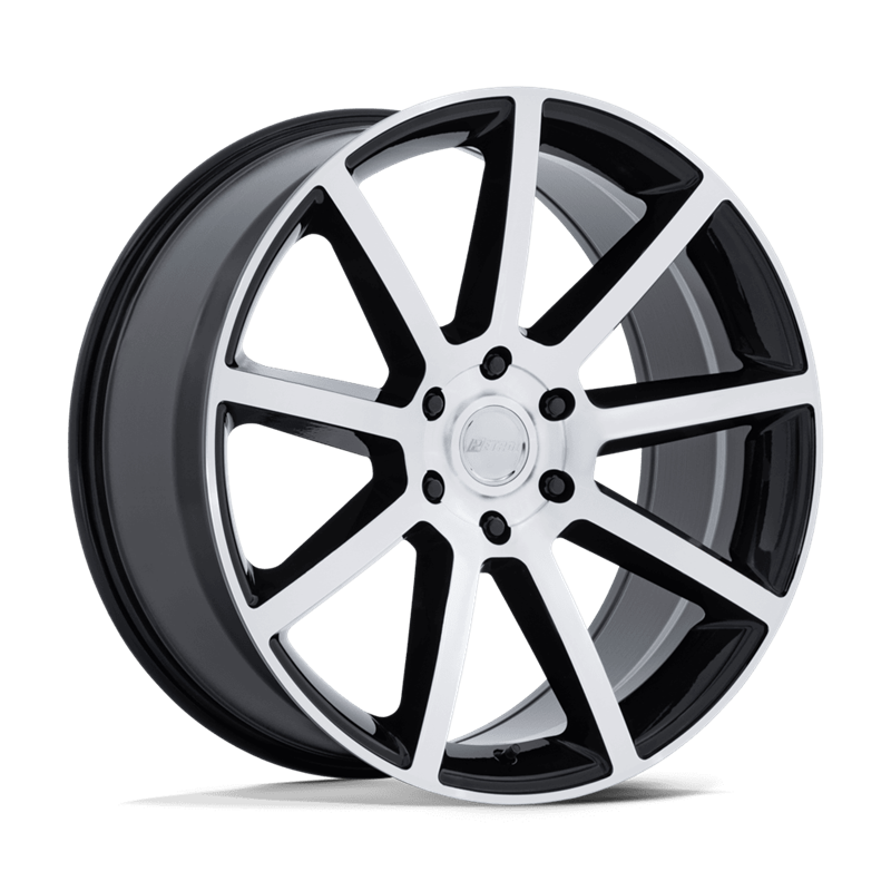 Petrol | PE007 P6E 22x9.5 ET25 - GLOSS BLACK W/ MACHINED FACE