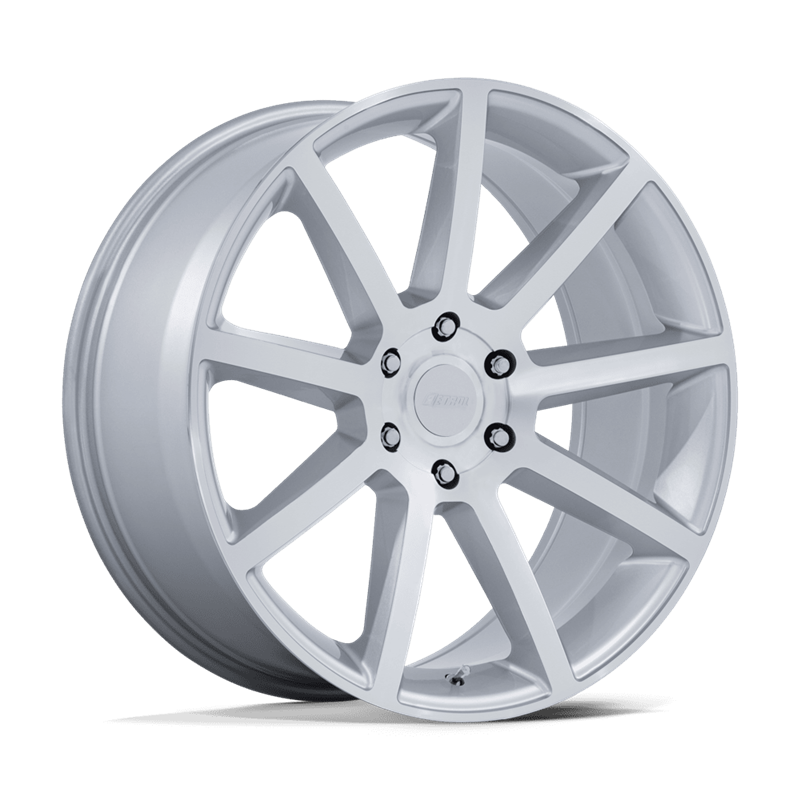 Petrol | PE007 P6E 20x9.5 ET25 - GLOSS SILVER W/ MACHINED FACE
