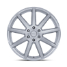 Petrol | PE007 P6E 20x9.5 ET25 - GLOSS SILVER W/ MACHINED FACE