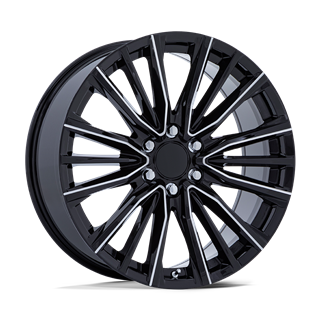 Performance Replicas | PR223 22x9.0 ET28 - GLOSS BLACK MILLED
