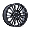 Performance Replicas | PR223 22x9.0 ET28 - GLOSS BLACK MILLED
