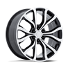 Performance Replicas | PR230 24x10.0 ET31 - GLOSS BLACK W/ MACHINED FACE