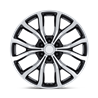 Performance Replicas | PR230 24x10.0 ET31 - GLOSS BLACK W/ MACHINED FACE