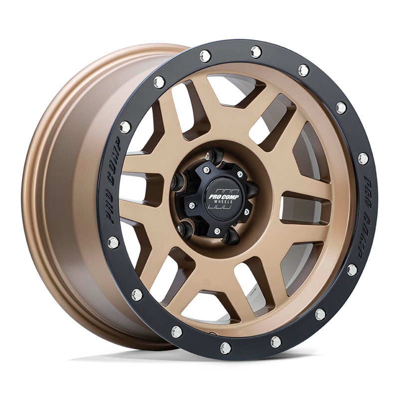 Pro Comp | PA41 PHASER 17x9.0 ET-6 - MATTE BRONZE W/ BLACK LIP